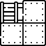 אייקון של ארבעה לוחות גבס